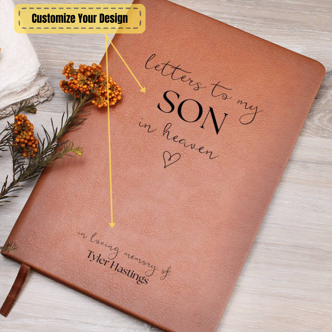 Letters to My Loved One in Heaven – Personalized Memorial Journal