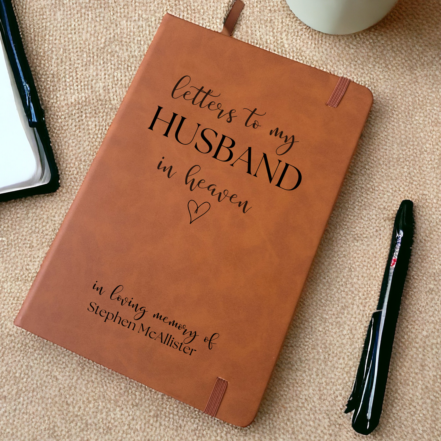 Letters to My Loved One in Heaven – Personalized Memorial Journal