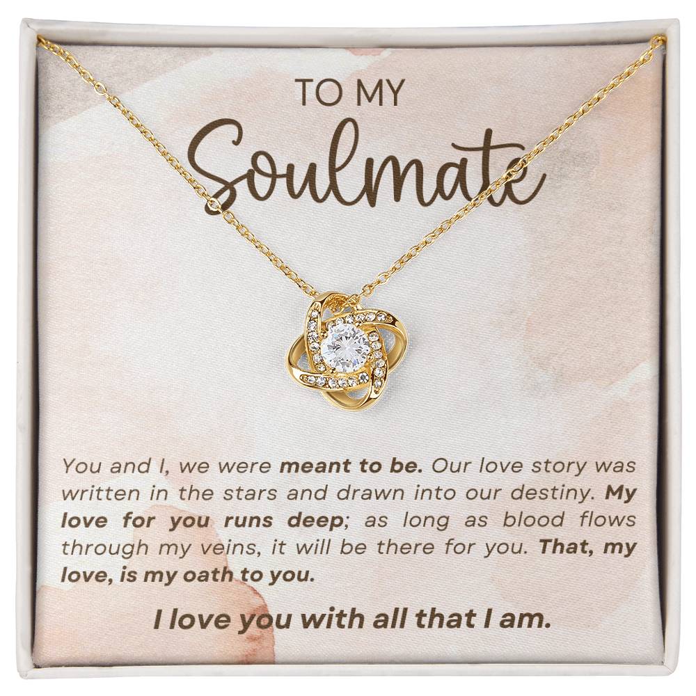 01 Soulmate - Love Knot Necklace