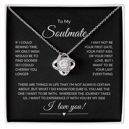 Soulmate "Rewind Time" | Love Knot Necklace